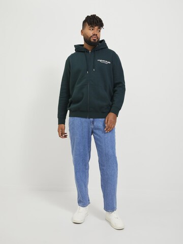 Jack & Jones Plus Tepláková bunda 'VESTERBRO' - Zelená