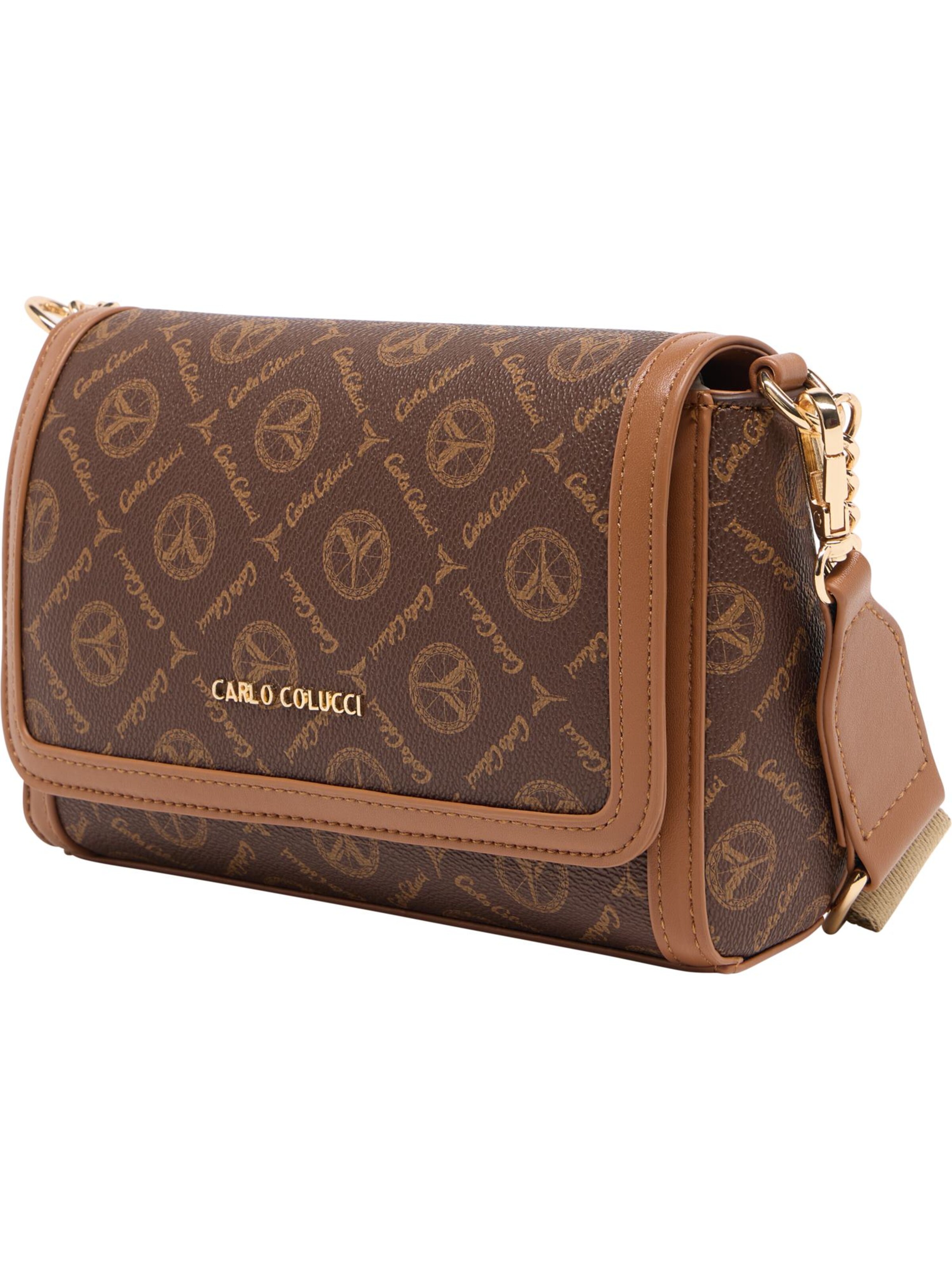 Carlo Colucci Crossbody bag 'Evison' in Brown