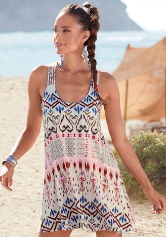 BUFFALO Plážové šaty - Béžová: predná strana