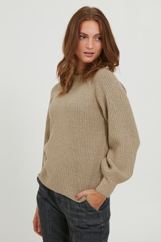 b.young Strickpullover "BYNORA" in Braun: predná strana