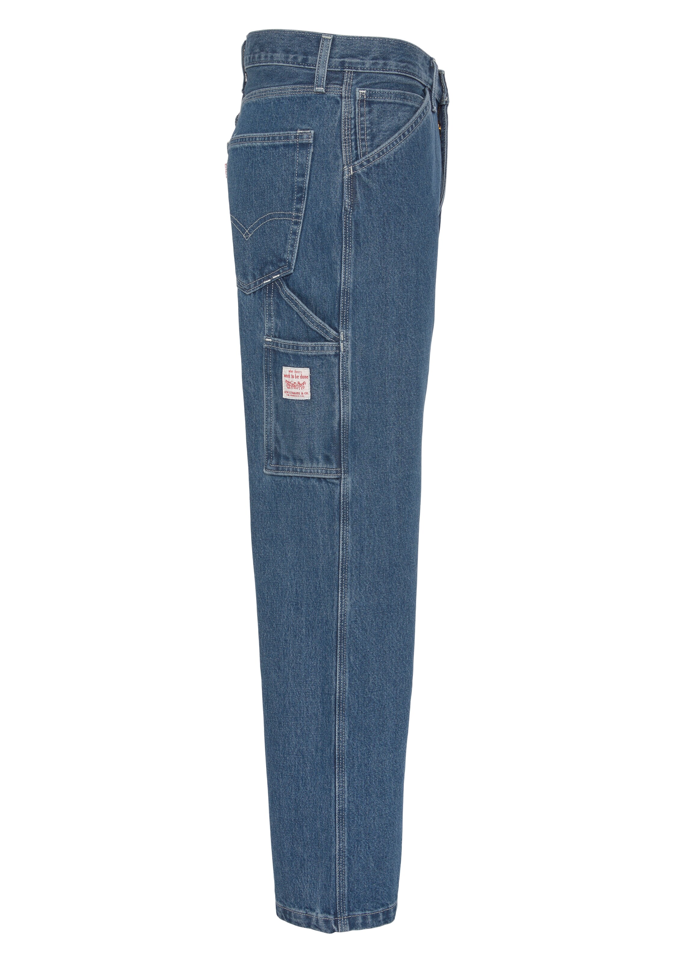 LEVI'S ® Voľný strih Džínsy '568™ Loose Carpenter Shorts' - Modrá