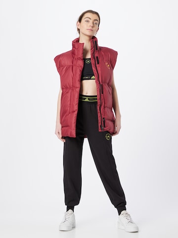 ADIDAS BY STELLA MCCARTNEY Sports Vest 'Padded Winter Gilet' in Red