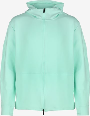 Giacca di felpa sportiva di NIKE in verde: frontale