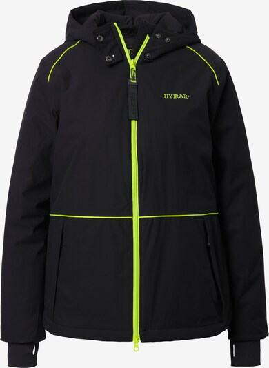 Ulla Popken Jacke in M-L in neongrün / schwarz, Produktansicht