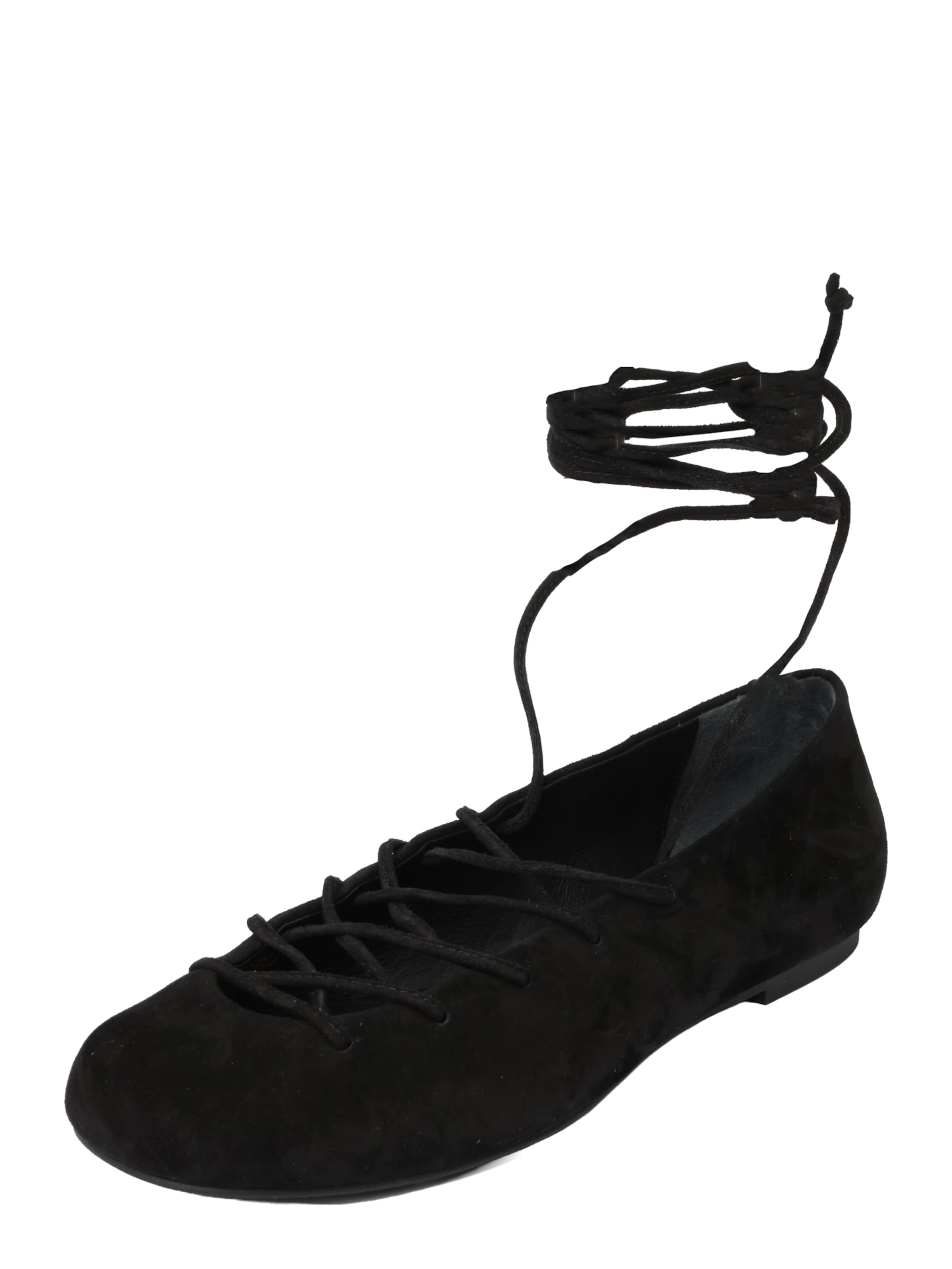 & Other Stories Балетки с ремешком в Черный: спереди