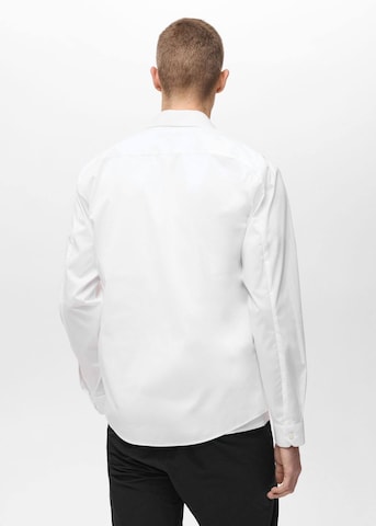 MANGO MAN Regular fit Button Up Shirt 'Palmar' in White