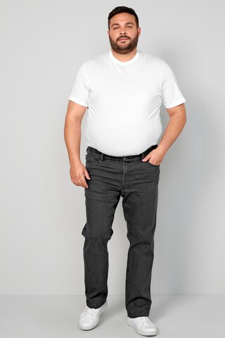 Men Plus Regular Jeans in Grijs