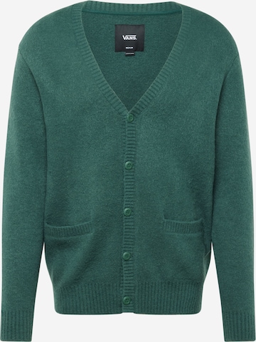 VANS Knit cardigan 'HAVENWOOD' in Green: front