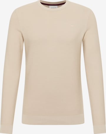 MUSTANG Pullover 'Style Elliot' in Beige: Vorderseite
