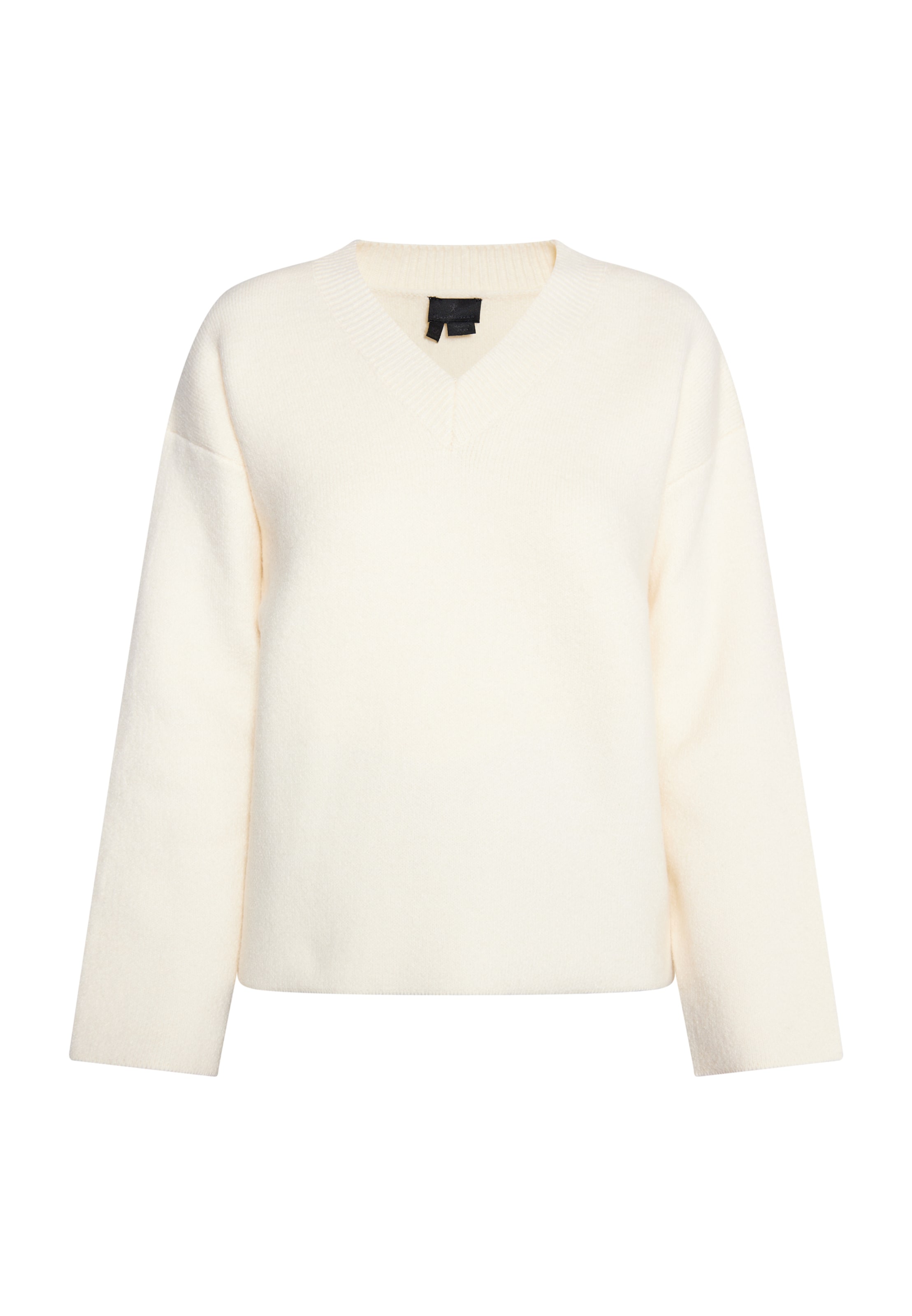 DreiMaster Klassik Πουλόβερ 'Casnagie' σε λευκό: μπροστά