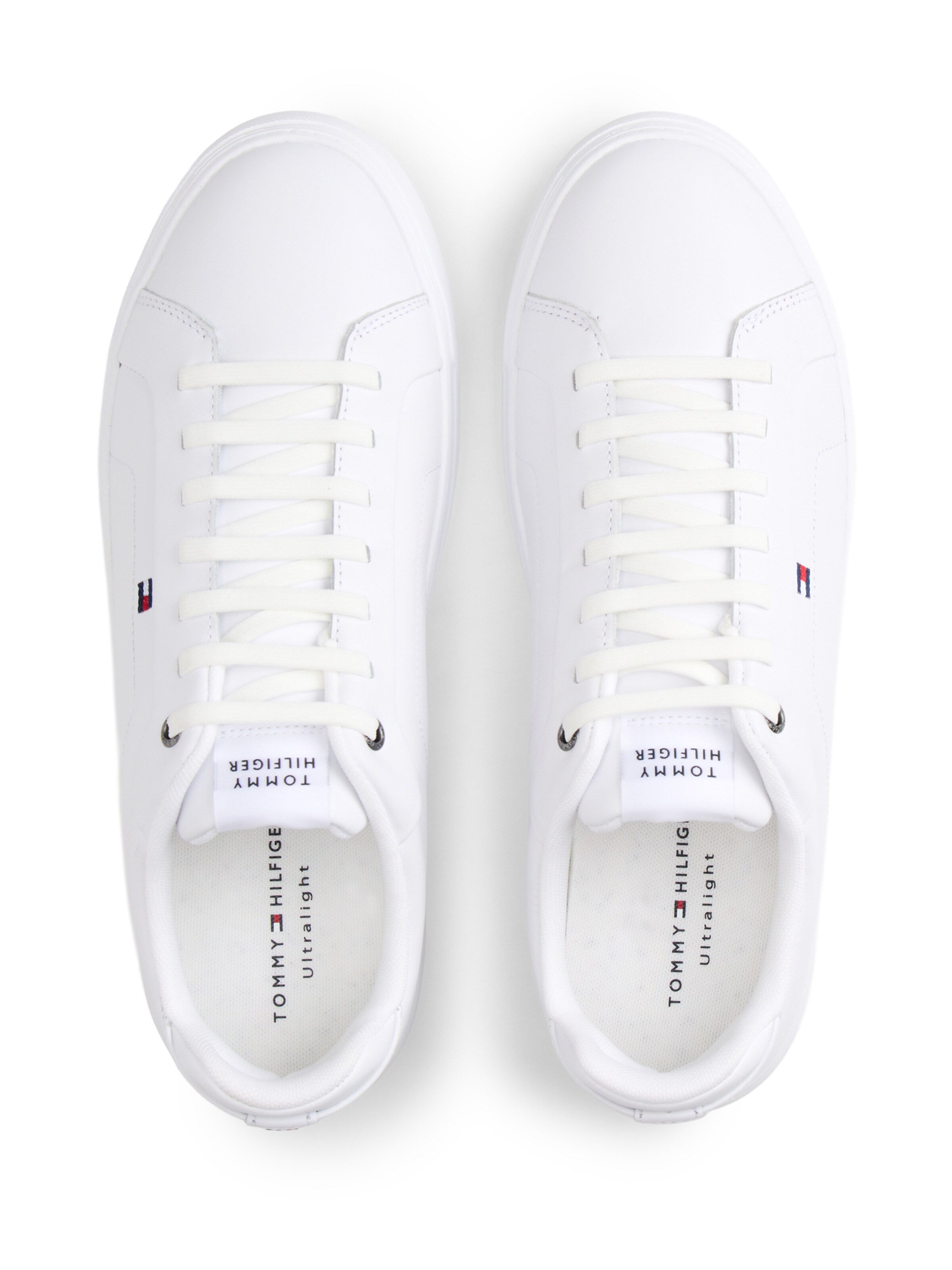 TOMMY HILFIGER - Sapatilhas baixas 'ESS' em branco