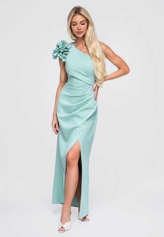 Ombre Evening dress in Green: front