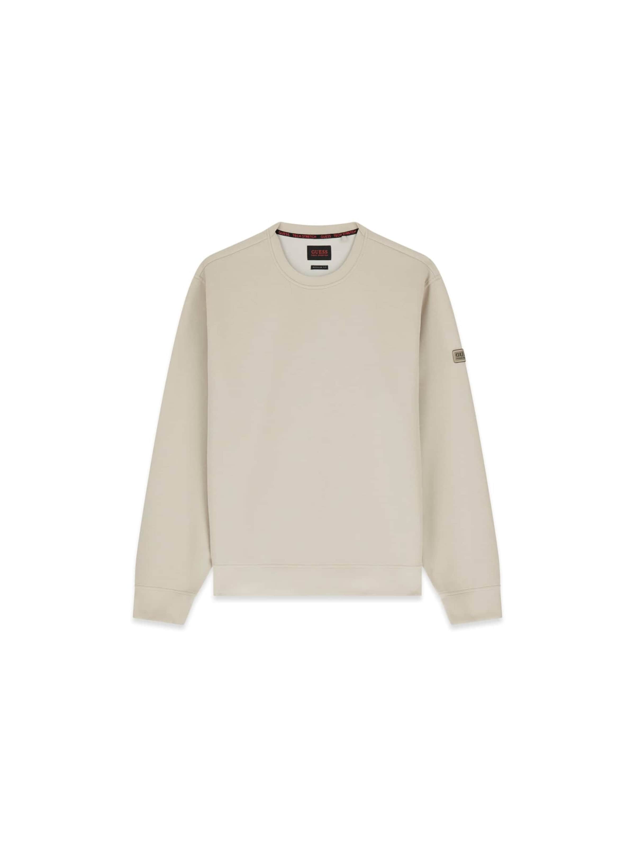 GUESS Sweatshirt in Beige: Vorderseite