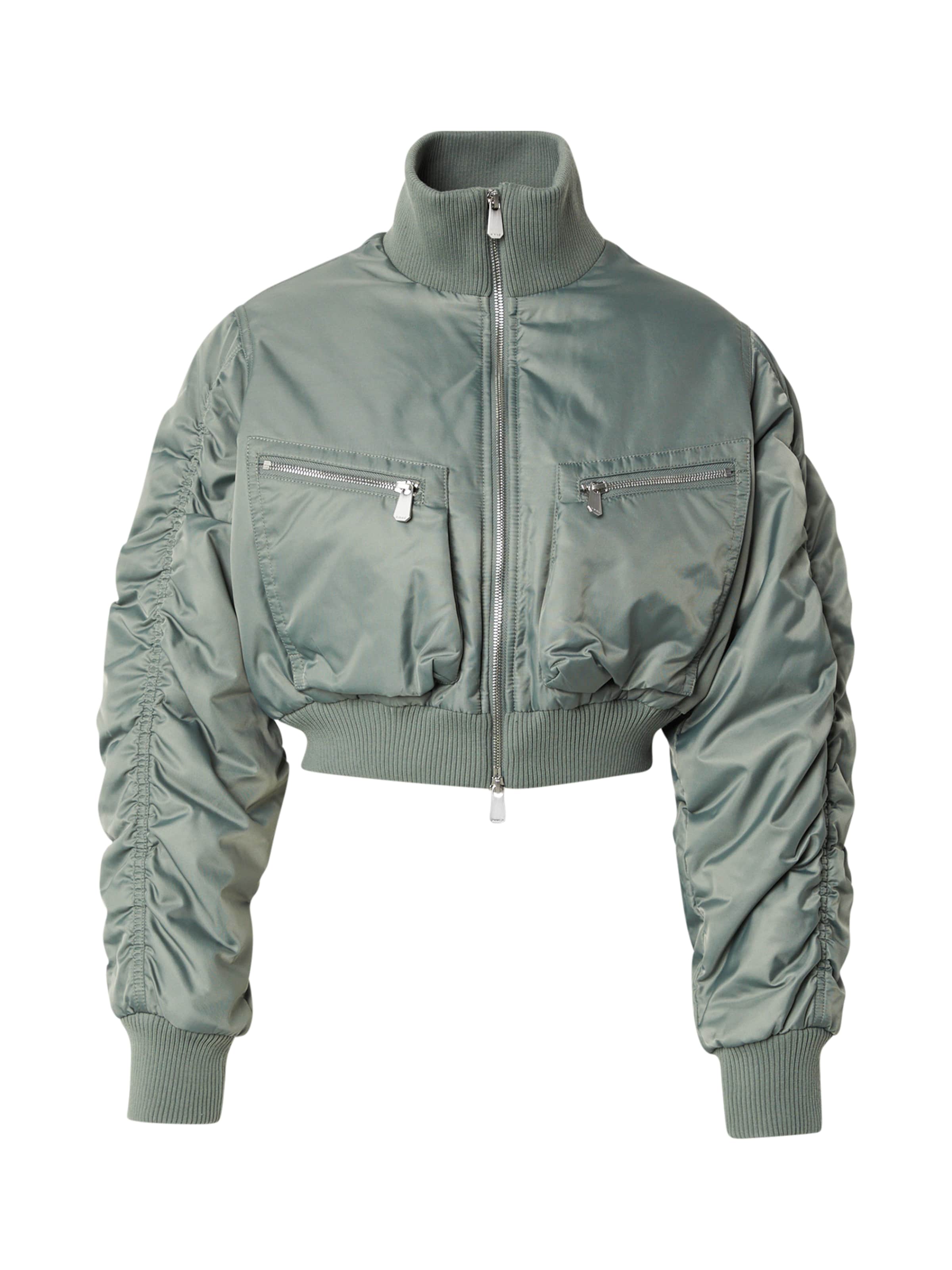 PINKO Přechodná bunda 'BAVETTE' – zelená: přední strana