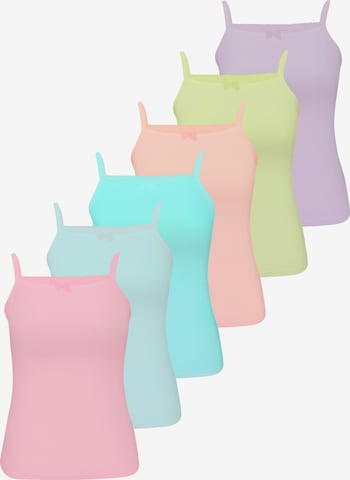 LOREZA Undershirt 'Mädchen Unterhemden Louisa' in Mixed colours: front