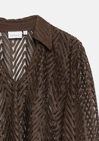 COMMA Blouse in Bruin