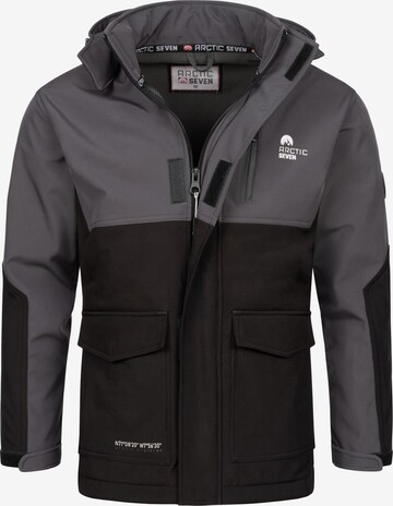 Veste fonctionnelle Arctic Seven en gris : devant