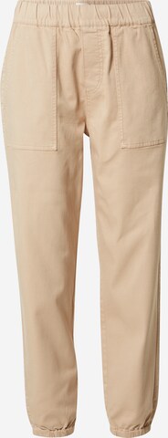 Marc O'Polo Tapered Trousers in Beige: front