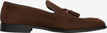 Henry Stevens Classic Flats 'Wallace TL' in Brown