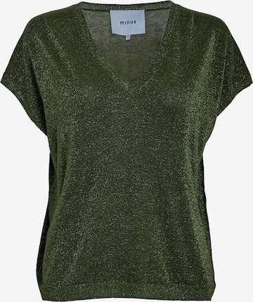 minus Top 'Carlina' in Green: front