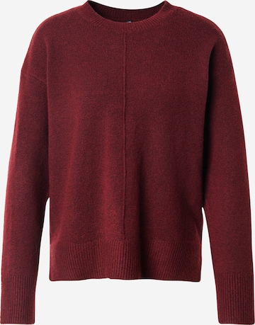 Pullover 'PCMALOU' di PIECES in rosso: frontale