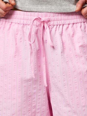 Loosefit Pantalon PIECES en rose