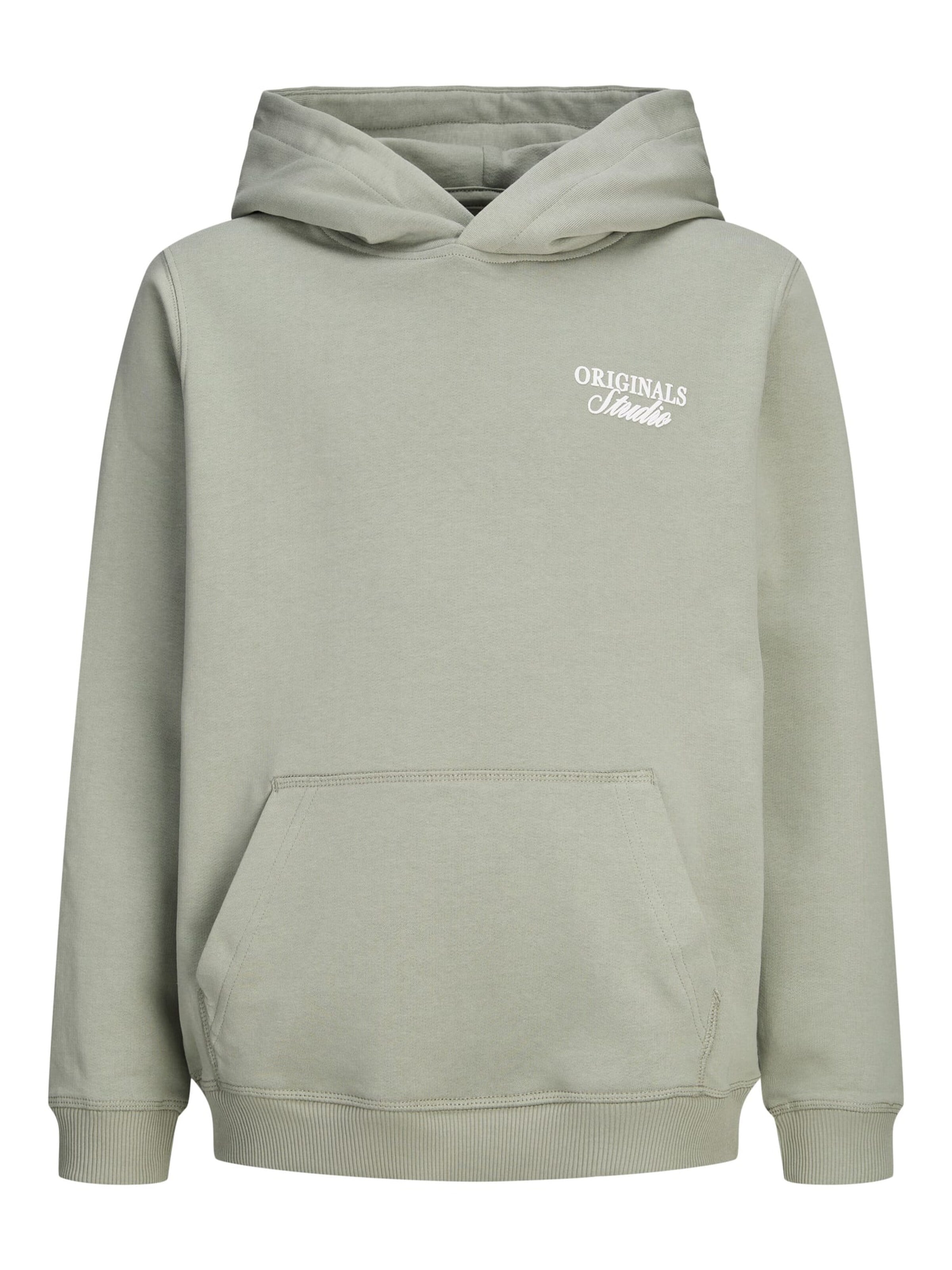Jack & Jones Junior Sweatshirt 'norrebro' in Groen: voorkant