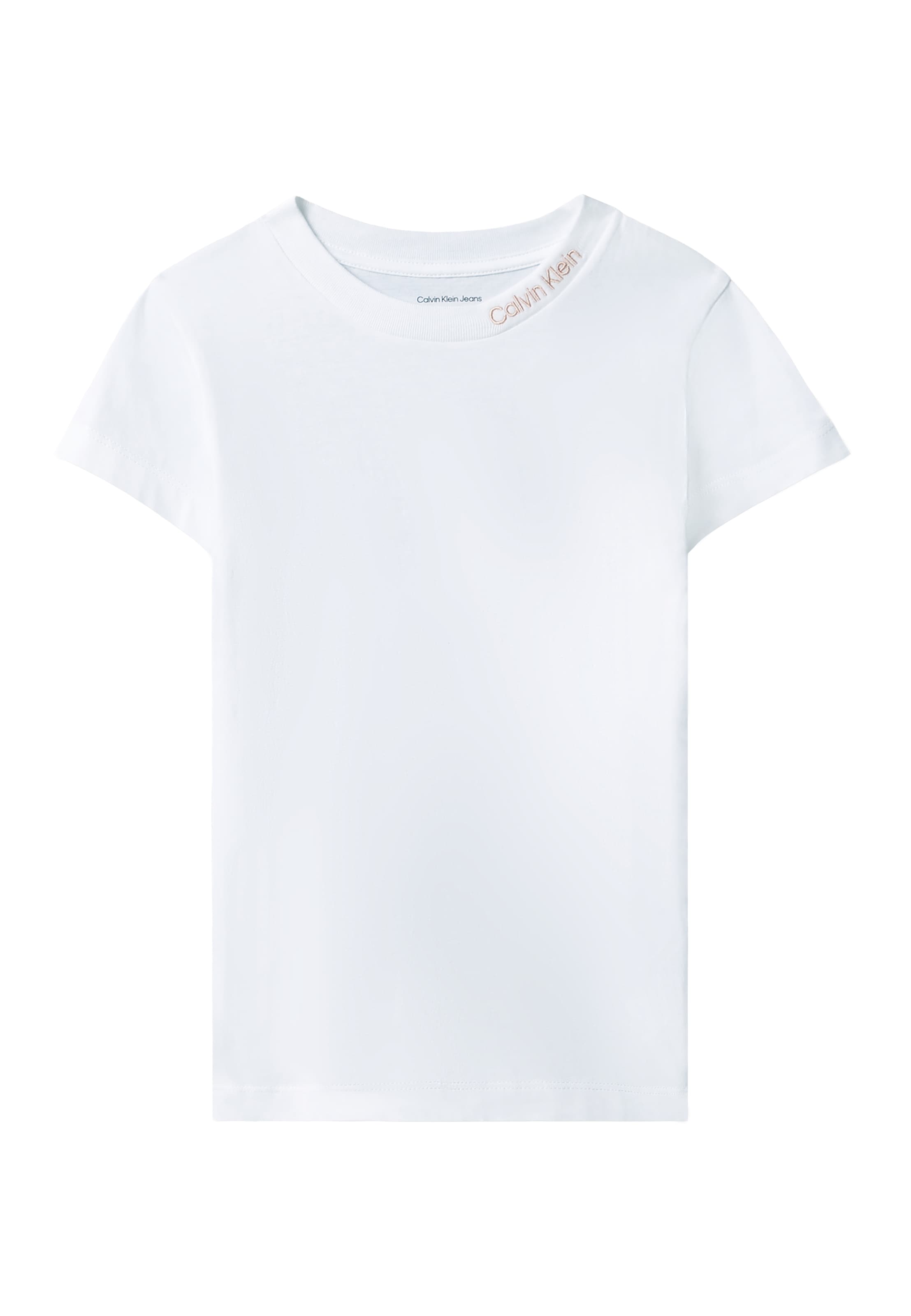 Tricou de la Calvin Klein Jeans pe alb: față