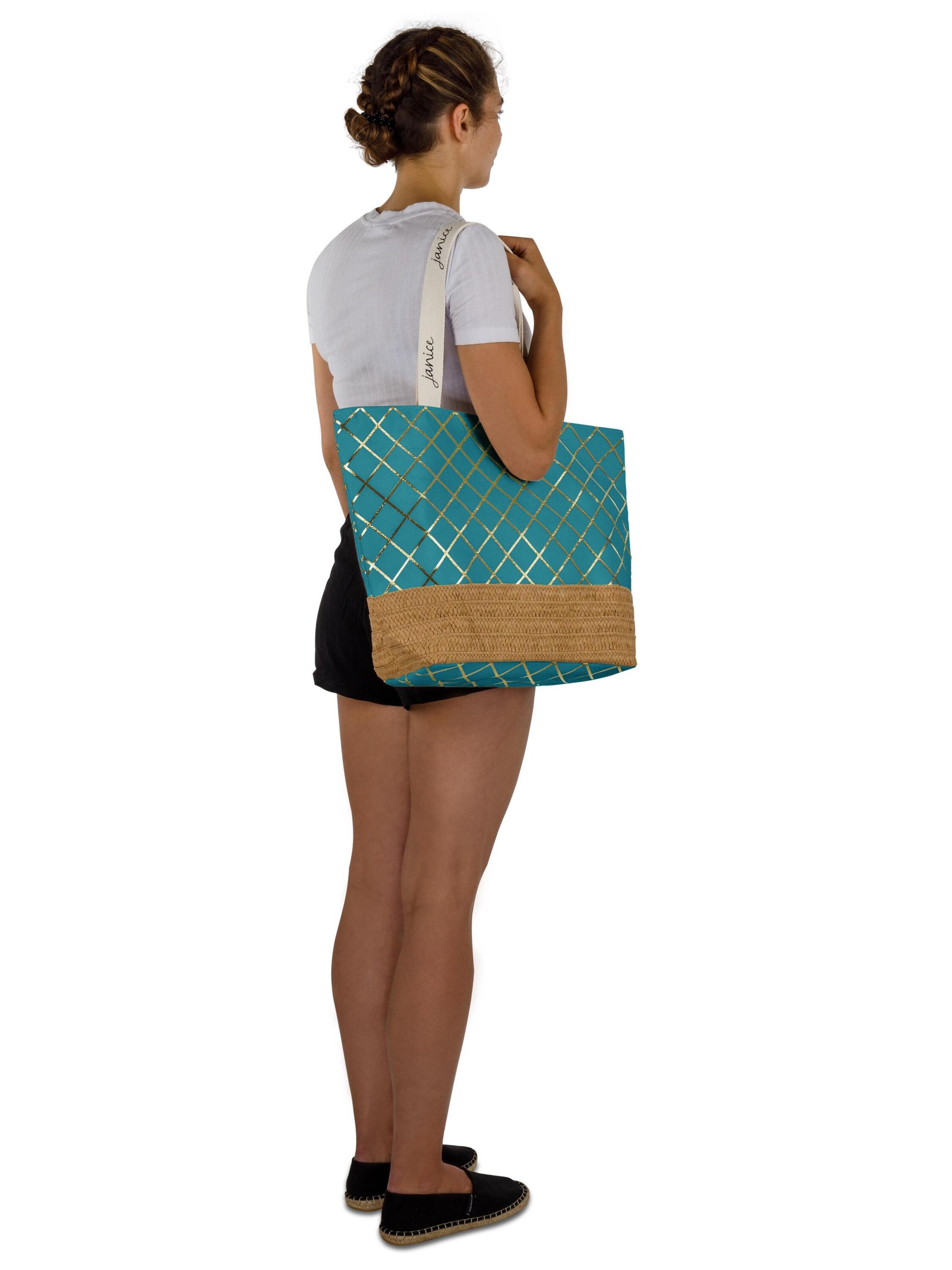 normani Beach Bag 'Kuredu' in Blue