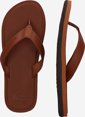 Tongs 'MOLOKAI' QUIKSILVER en marron