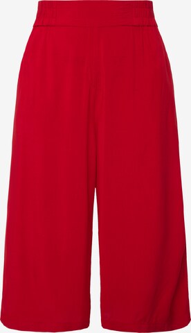 Studio Untold Wide leg Broek in Rood: voorkant