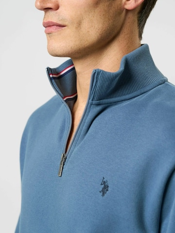 Sweat-shirt 'Kurt' U.S. POLO ASSN. en bleu