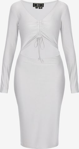 faina - Vestido 'Festive' en plata: frente