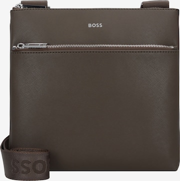 Borsa a tracolla 'Zair' di BOSS in verde: frontale