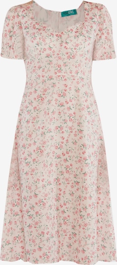 TOOche Sommerkleid in creme / grün / pitaya, Produktansicht