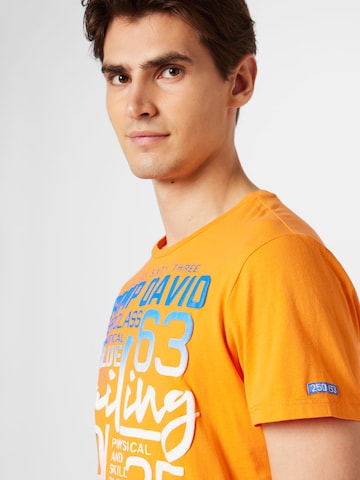 CAMP DAVID Shirt 'Laser Sailing' in Oranje