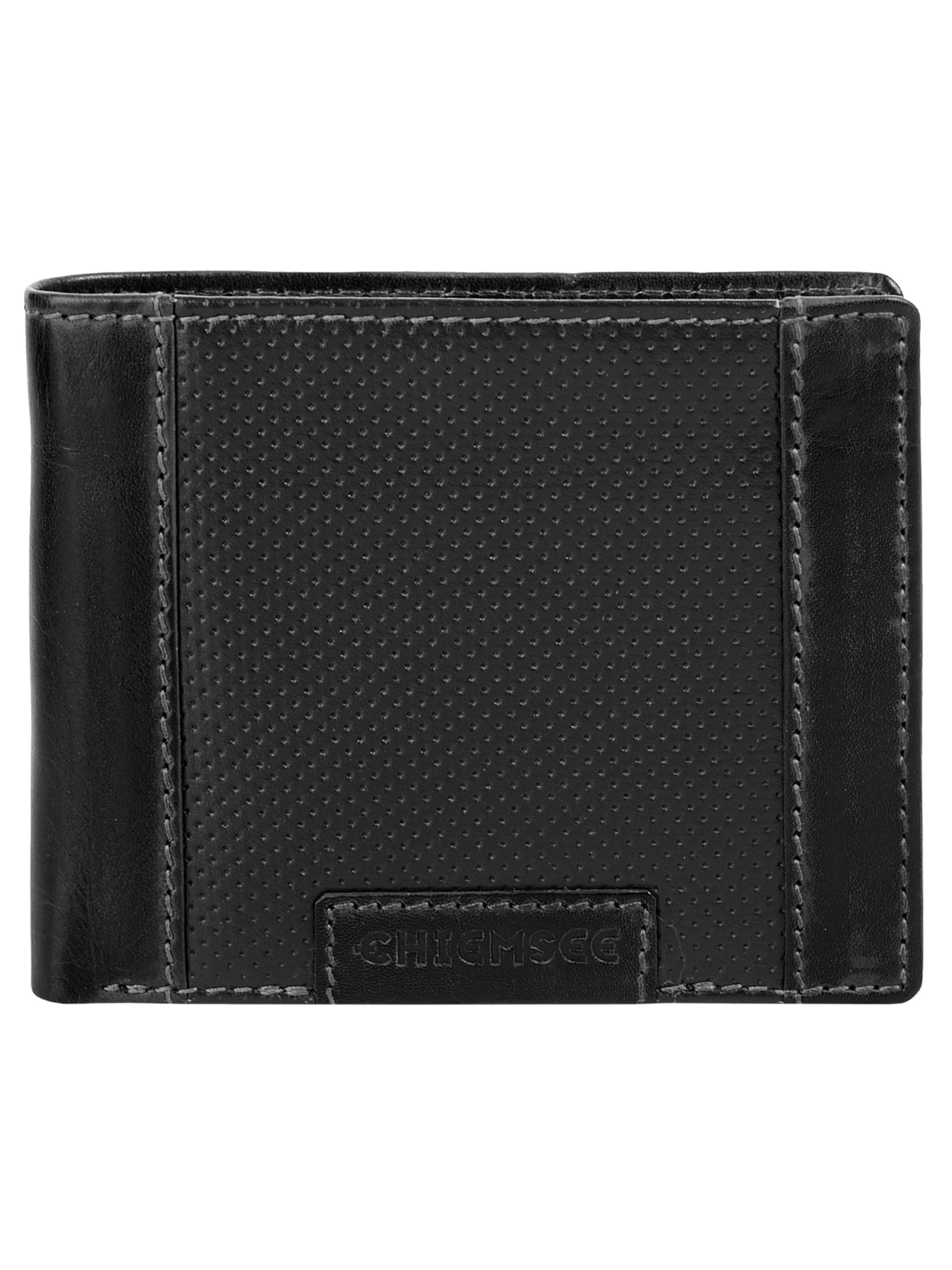 CHIEMSEE Portemonnaie 'Chiemsee Geldbörse BIRMA'‌‌‌‌‌‌‌‌ in Schwarz: Vorderseite