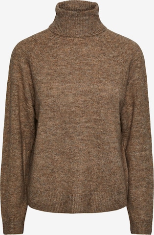 PIECES Sweater 'Juliana' in Brown: front