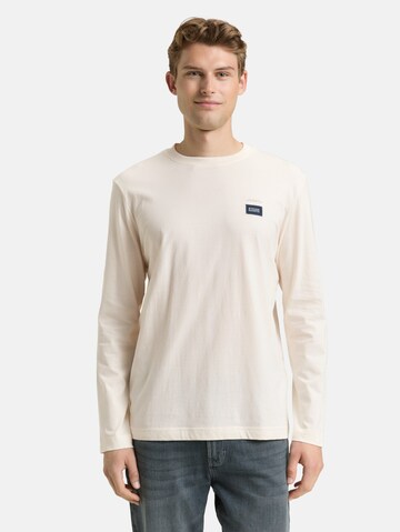 TOM TAILOR Shirt in Bruin: voorkant