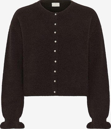 Cardigan 'KACourson' Kaffe en marron : devant