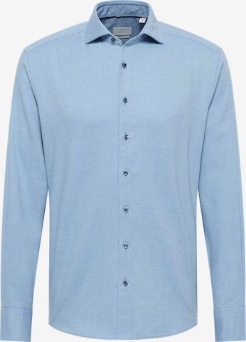 ETERNA Zakelijk overhemd in Blauw: voorkant
