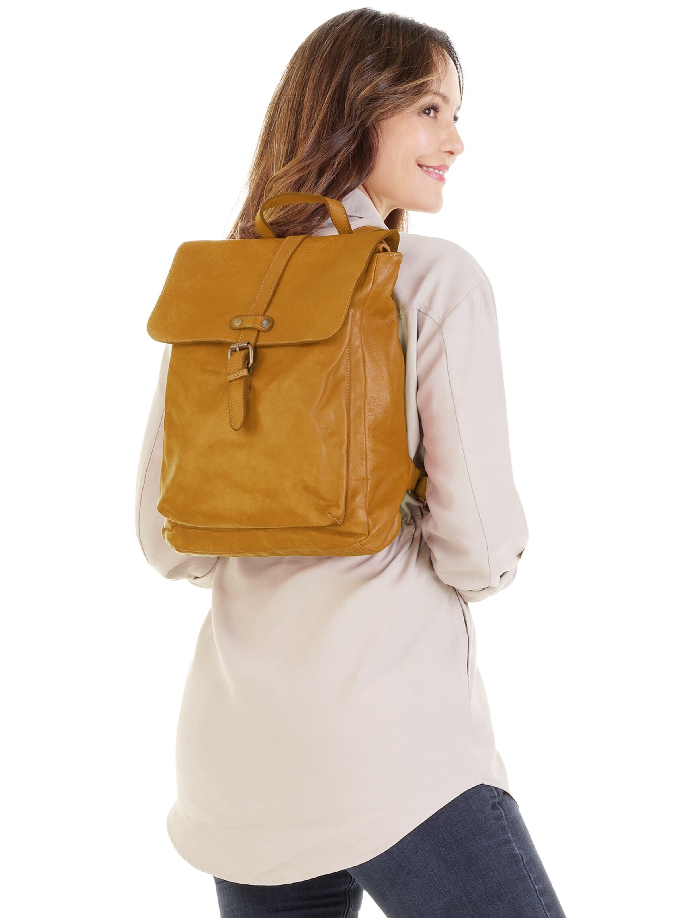 Samantha Look Backpack in Yellow