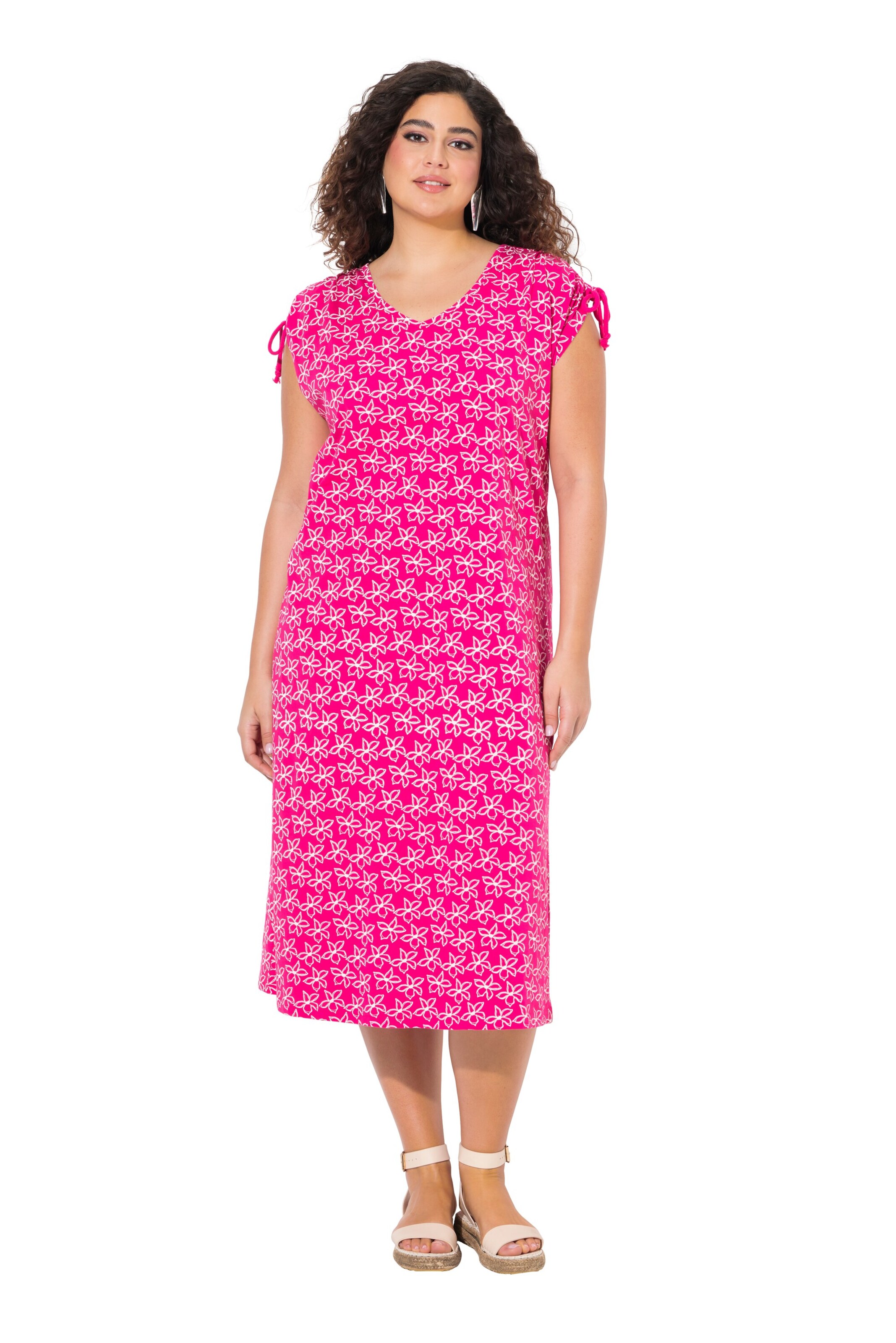 Ulla Popken Kleid in Pink: Vorderseite