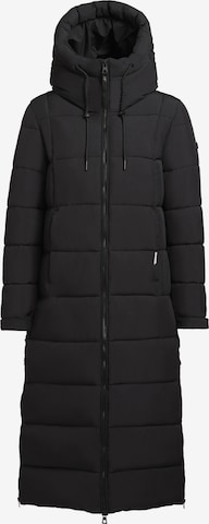 Manteau d’hiver 'Deria3' khujo en noir : devant