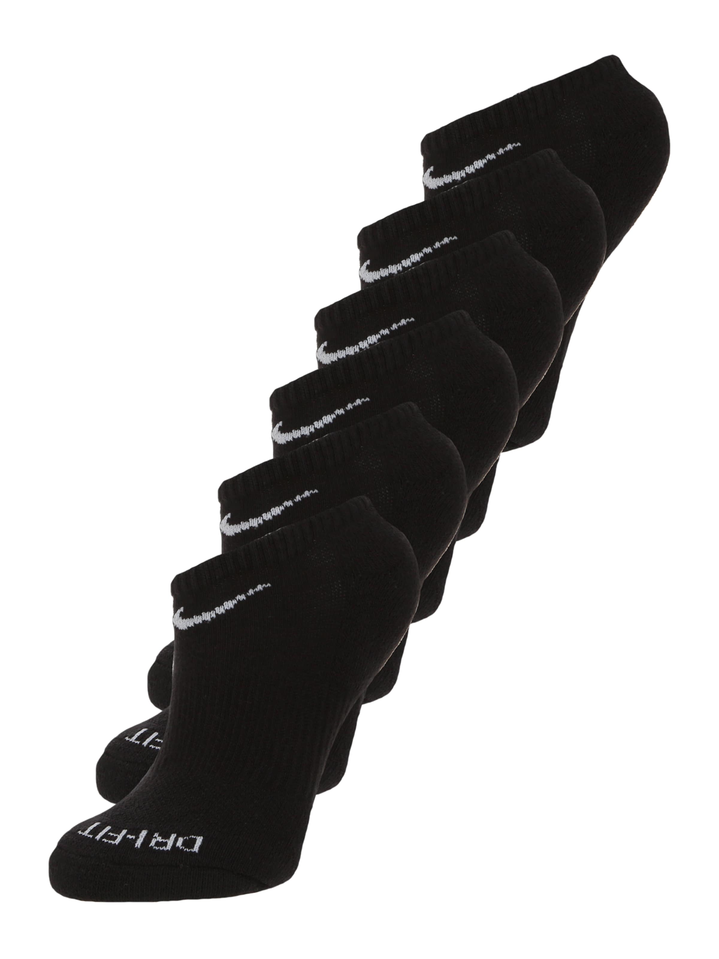 Chaussettes de sport 'Everyday Plus' NIKE en noir : devant