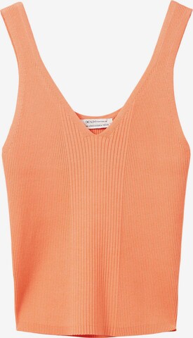 TOM TAILOR DENIM Broderad topp i orange: framsida