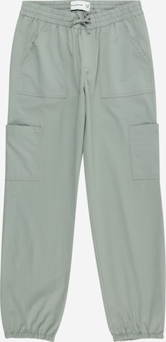 Abercrombie & Fitch Дънки Tapered Leg Панталон в сиво: отпред