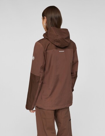 MAMMUT Outdoorjacke 'Ducan' in Braun