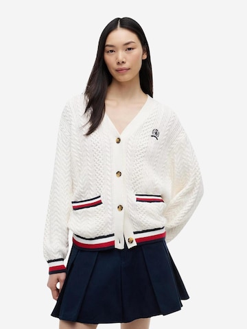 Pullover 'DW0DW22934' di Tommy Jeans in bianco: frontale