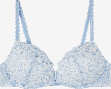 INTIMISSIMI Push-up Bra 'Silvia Sweet Talking' in Blue: front